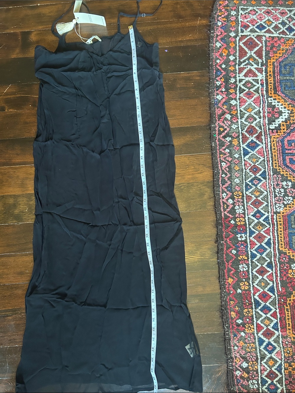 Doen long deep v neck slip dress. Small. NWT - Picture 8 of 8